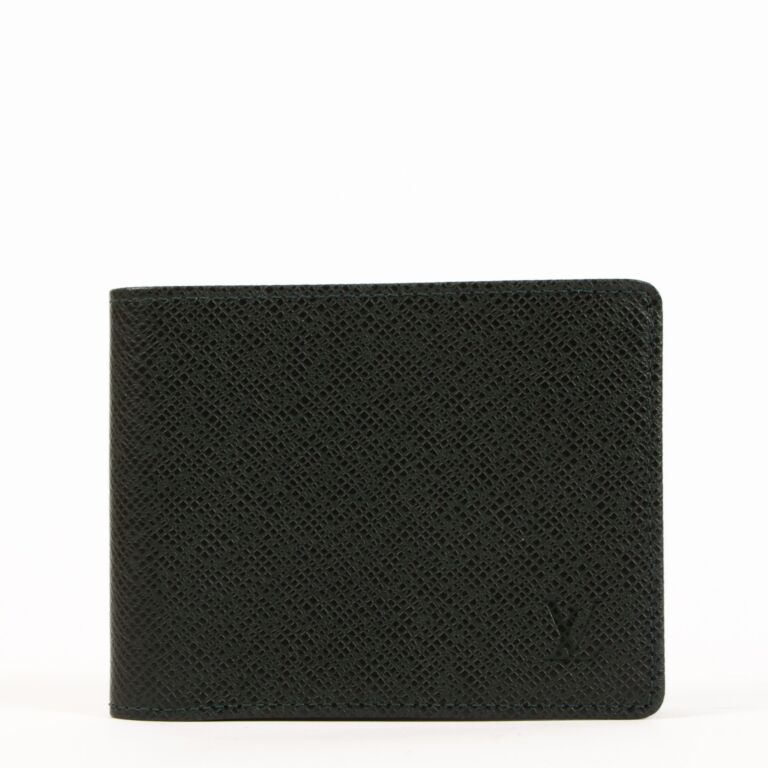 Louis Vuitton Epicea Green Taiga Slender Wallet ○ Labellov ○ Buy