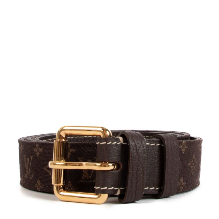 Brown Louis Vuitton Belt Outfit