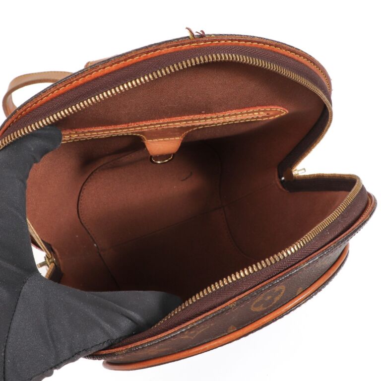 canvas ellipse handbag