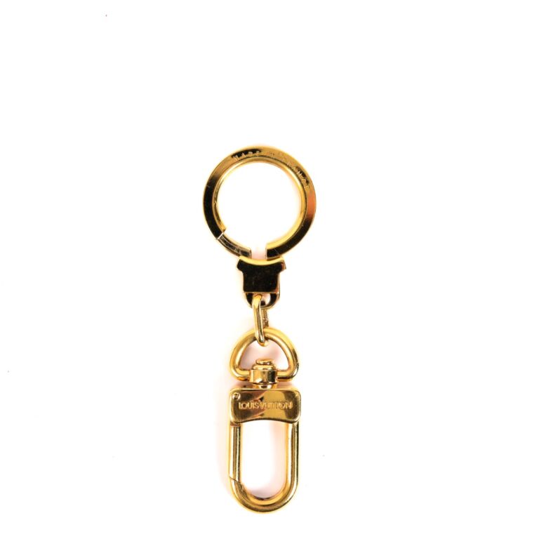 Louis Vuitton, Accessories, Louis Vuitton Gold Pochette Extender Key Ring