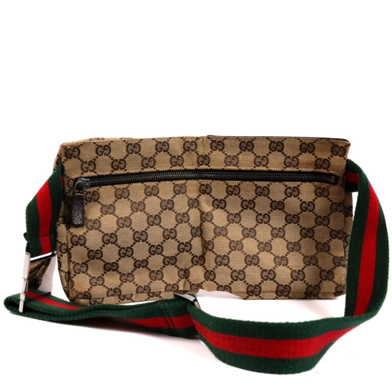 Gucci original gg canvas belt bag hotsell