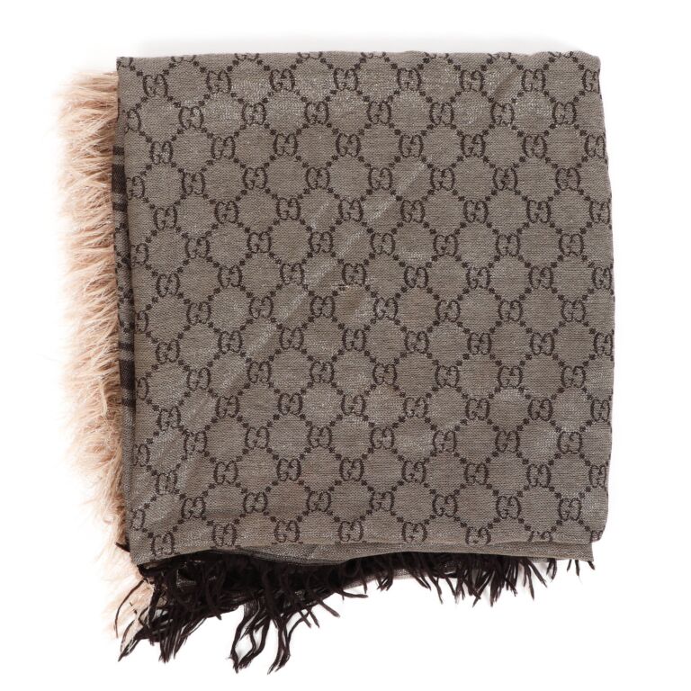Gucci metallic scarf top