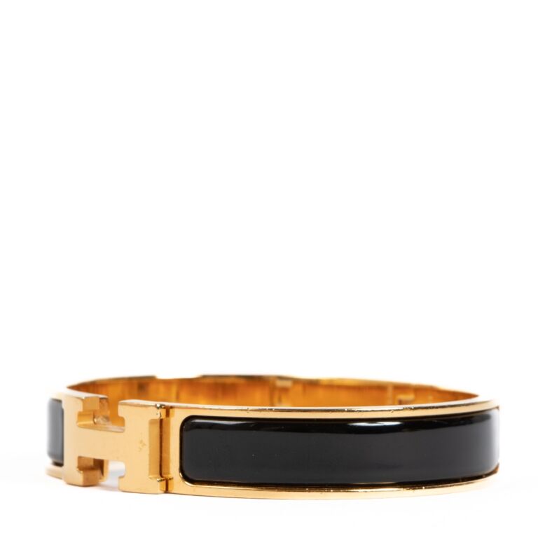 Hermès – Hermes Clic H Bracelet GM Black Palladium – Queen Station