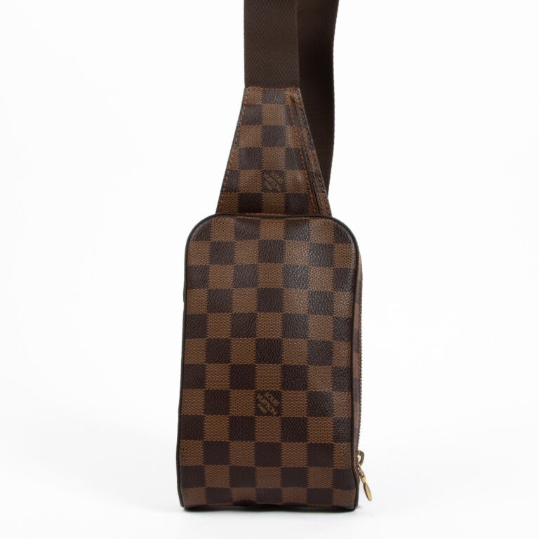 Louis Vuitton Geronimos Damier Ebene Canvas Crossbody Labellov