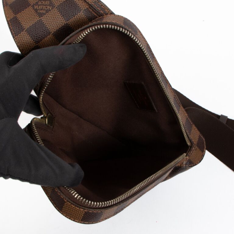 Louis Vuitton Geronimos Damier Ebene Canvas Crossbody Labellov