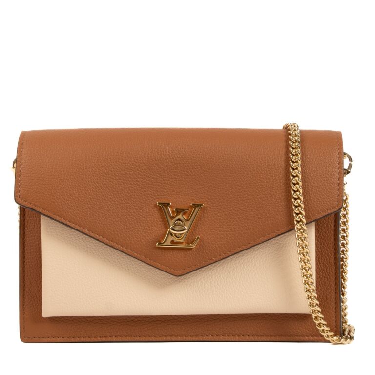 Louis Vuitton MYLOCKME Chain Pochette Handbag - Authentic Pre-Owned Designer Handbags