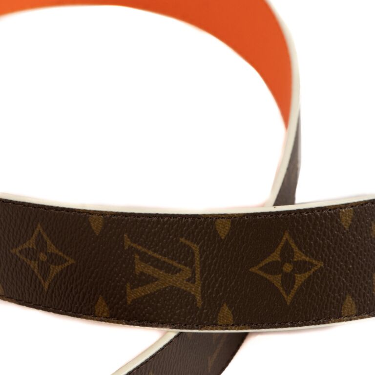 Louis Vuitton Monogram Bandoulière Shoulder Strap Orange