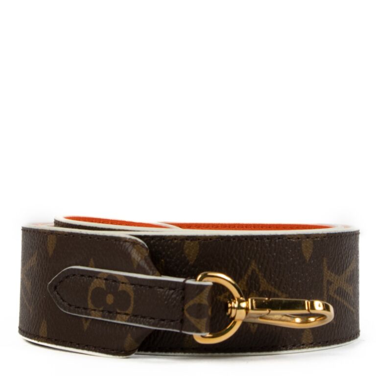 Louis Vuitton Monogram Bandoulière Shoulder Strap Orange