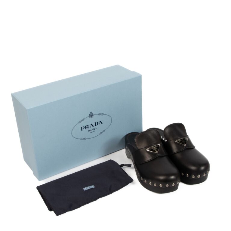 PRADA 36 ミュール イタリア製 ブラック Prada レザーミュール | ブラック | FARFETCH JP