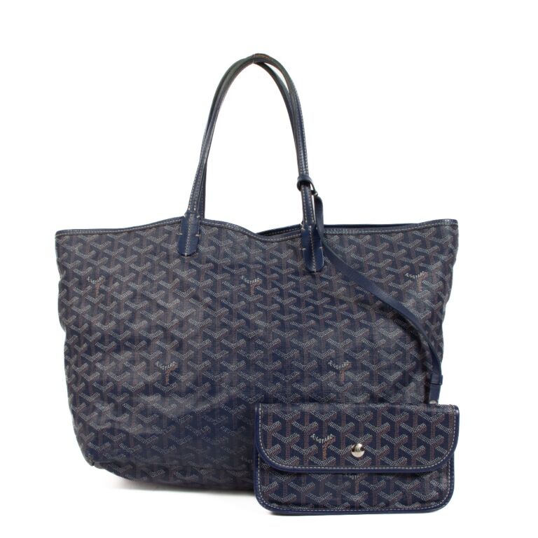 Goyard Blue St. Louis PM Tote Bag ○ Labellov ○ Buy and Sell