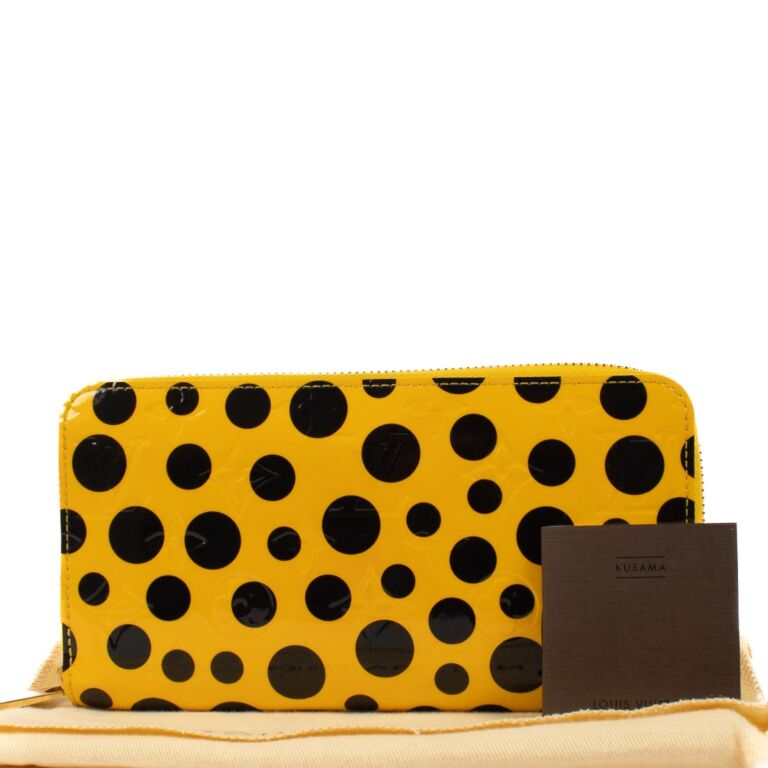 素敵な Vuitton Louis Yayoi Zippy Dots Infinity Vernis Yellow Kusama ボディバッグ/ウエストポーチ