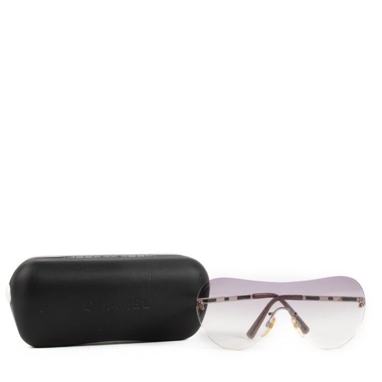 Chanel rimless deals sunglasses vintage