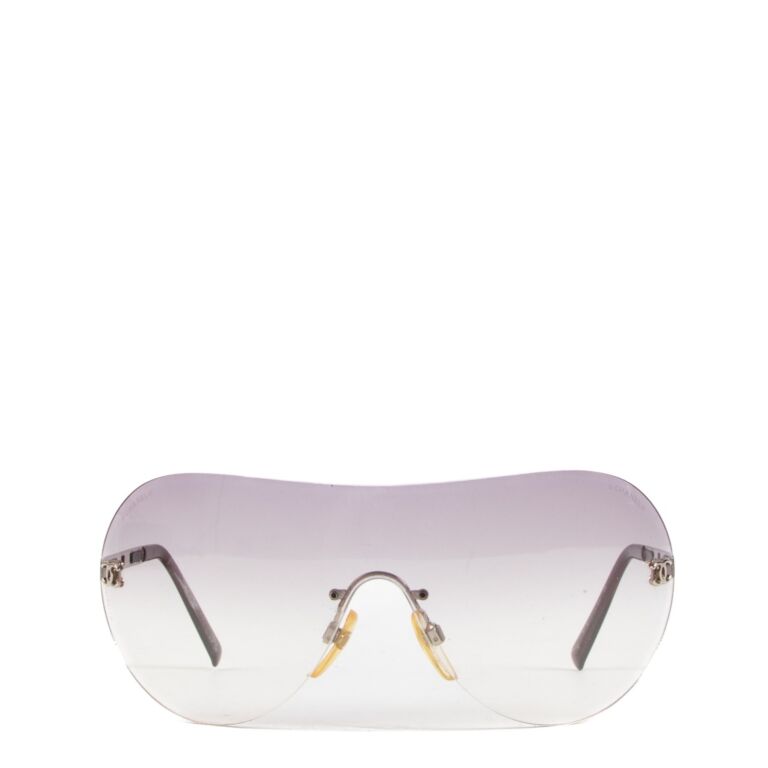 Chanel rimless cc sunglasses hotsell