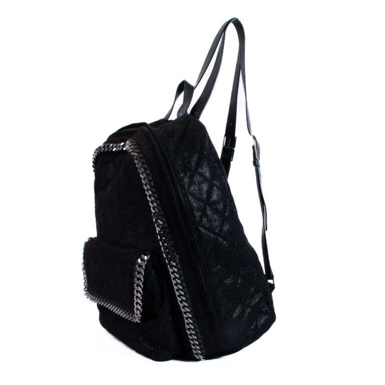 Stella McCartney Black Falabella Backpack Labellov Buy and