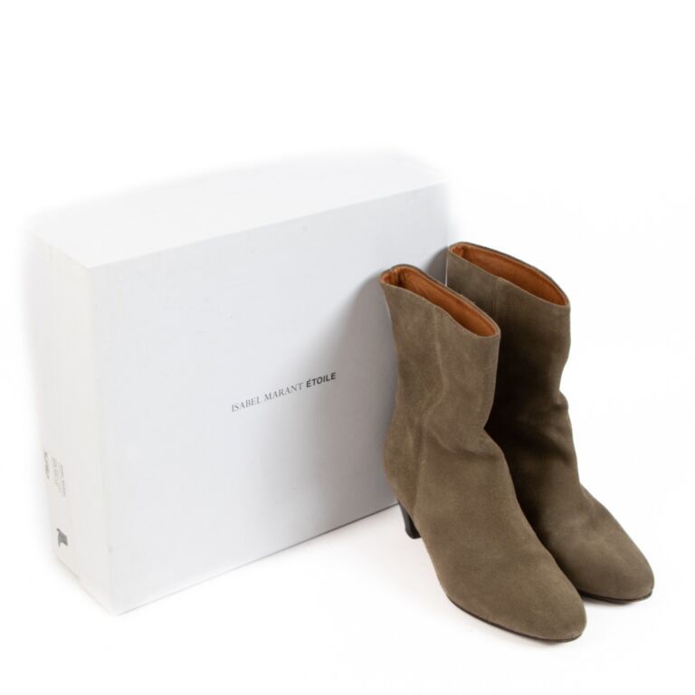 Isabel marant dyna outlet suede ankle boots