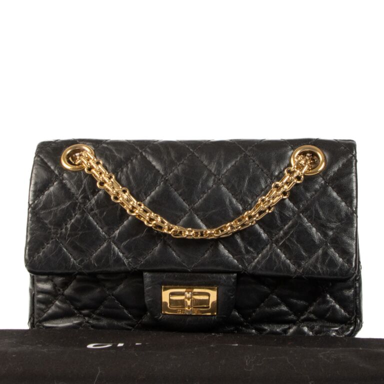 Chanel Black 2.55 Mini Shoulder Bag Labellov Buy and Sell Authentic Luxury