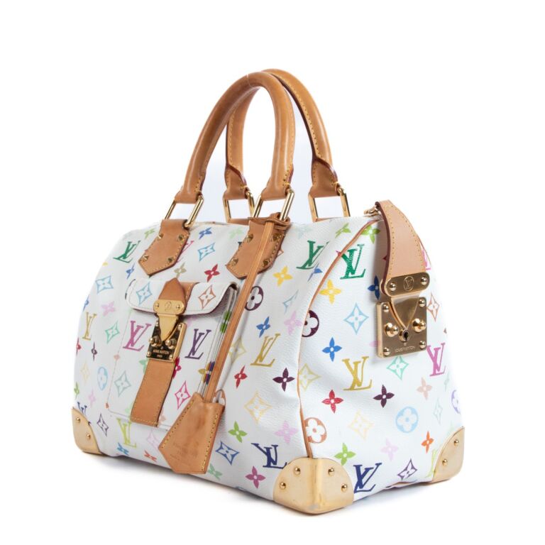 LOUIS VUITTON Speedy 30 Monogram Multicolor Satchel Bag