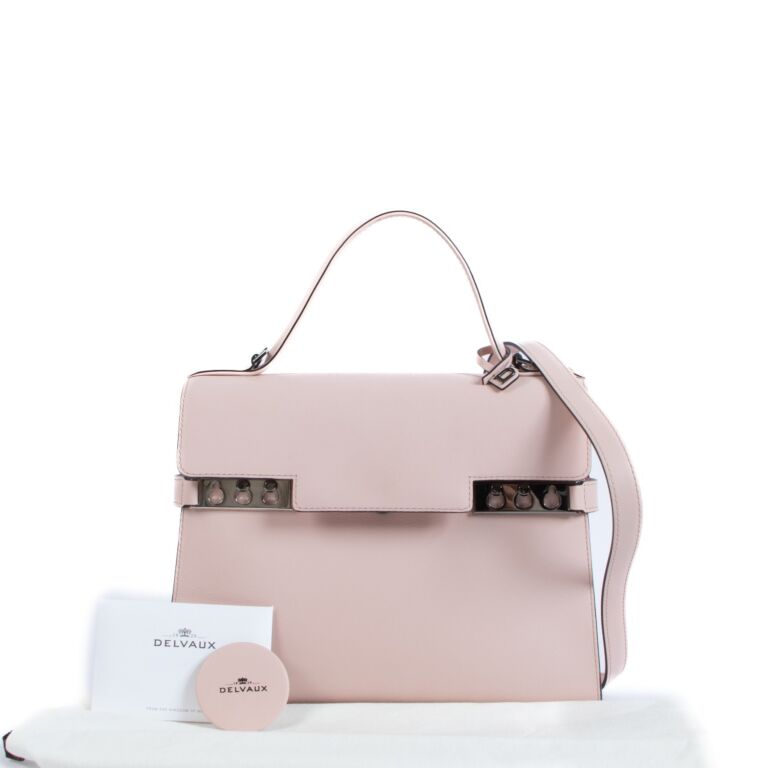 くらしを楽しむアイテム Delvaux and Buy ○ Labellov ○ Calf Supple Nude MM Tempête バッグ