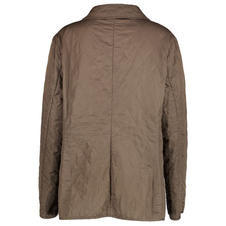 Burberry Green Quilted Jacket Size M Labellov Buy and Sell