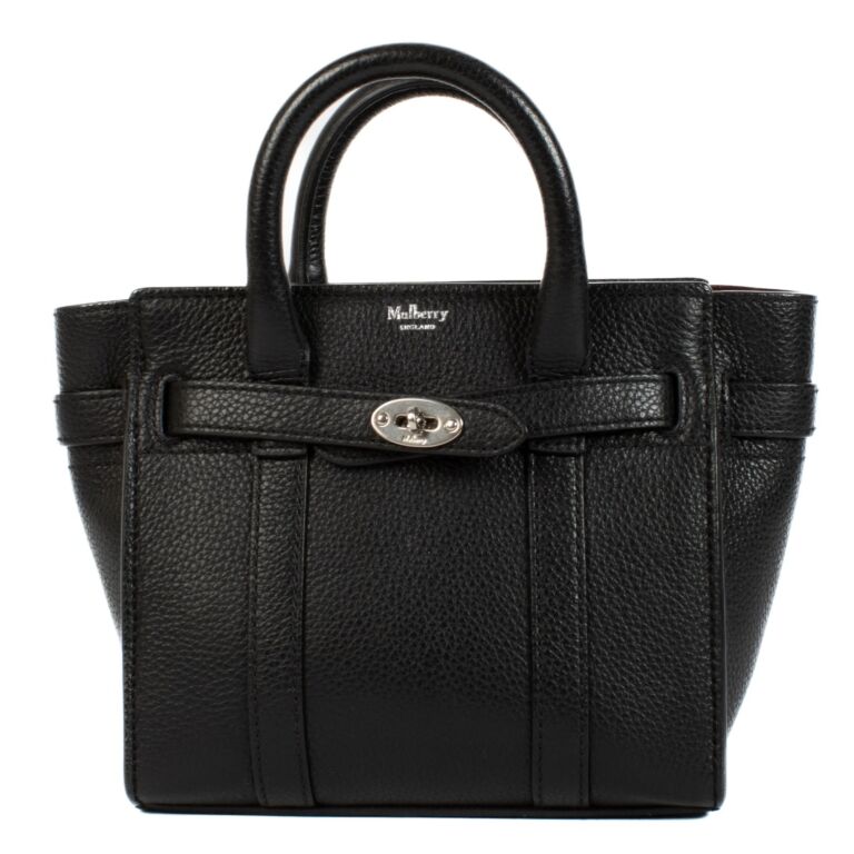 Mulberry bayswater zipped black top