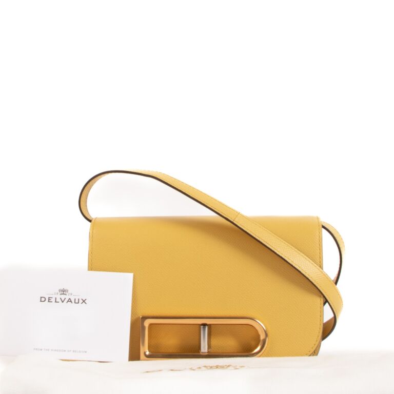 大人気！【DELVAUX】Lingot Toy Alpina Calf Delvaux Lingot Toy in Alpina Calf (Outremer)