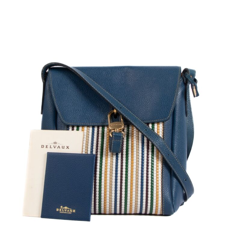 Delvaux Toile De Cuir Crocus Crossbody Bag Labellov Buy and
