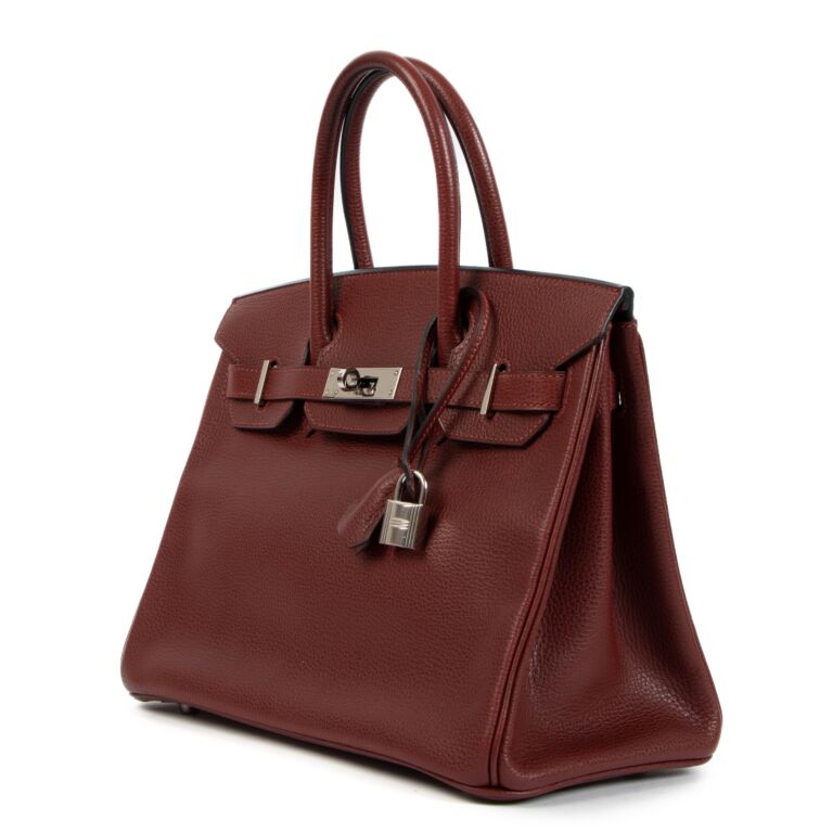 Herm s Birkin 30 Rouge H Vache Li g e Palladium Hardware