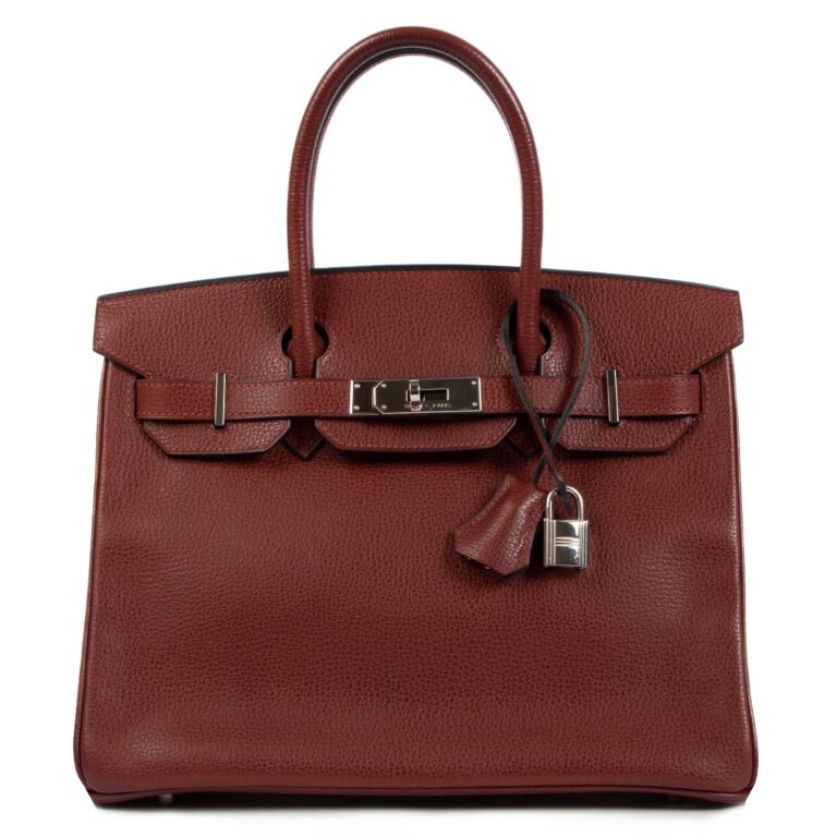 Herm s Birkin 30 Rouge H Vache Li g e Palladium Hardware
