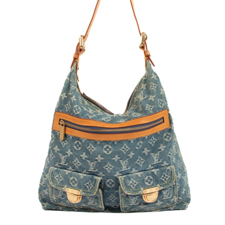 Louis vuitton bags denim blue deals