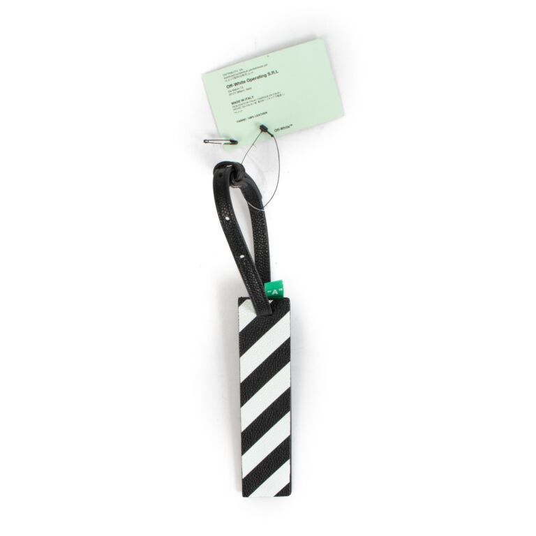 Off white top label tag