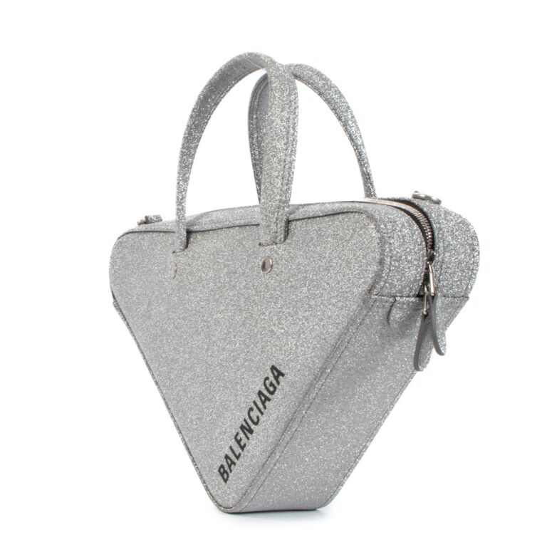 Balenciaga Leather Triangle Crossbody Bag w/ Tags - Pink Crossbody Bags,  Handbags - BAL170818 | The RealReal