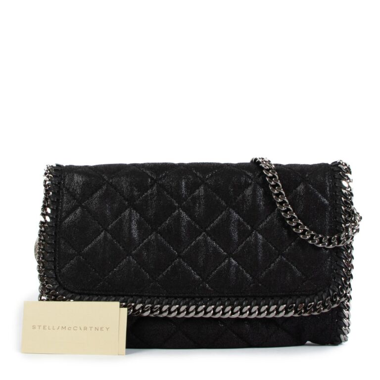 Stella McCartney Black Falabella Quilted Chain Bag