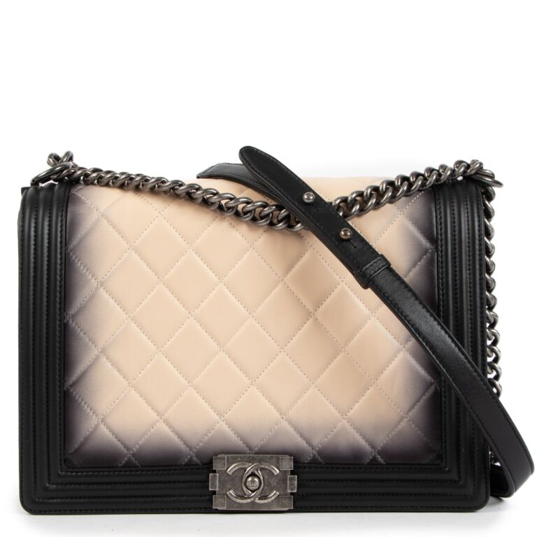 Chanel Gentle Ombre Maxi Boy Bag Labellov Buy and Sell