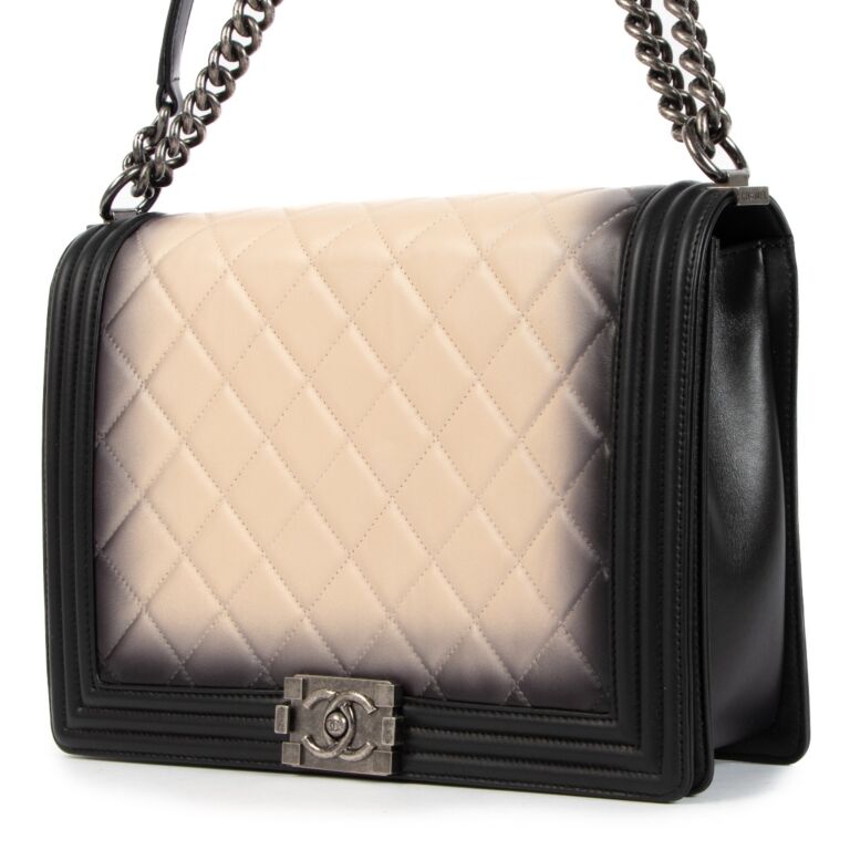 Chanel Gentle Ombre Maxi Boy Bag Labellov Buy and Sell