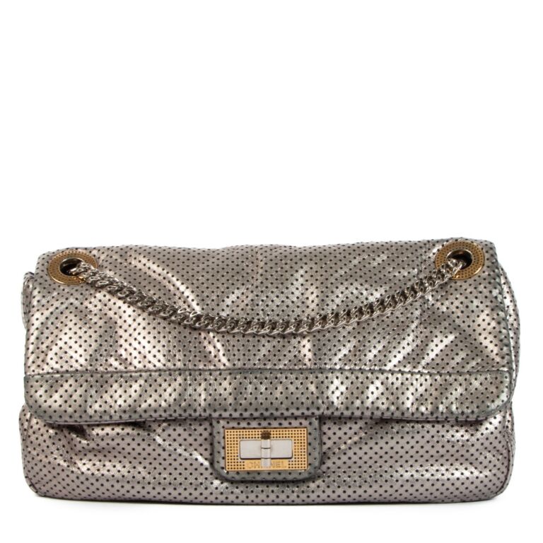 Chanel Perforated Drill Metallic Flap Bag Labellov Buy and