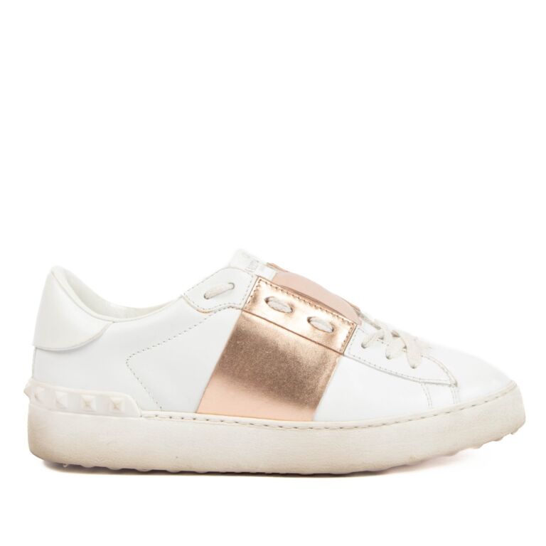 Valentino Rockstud White Sneakers | eBay