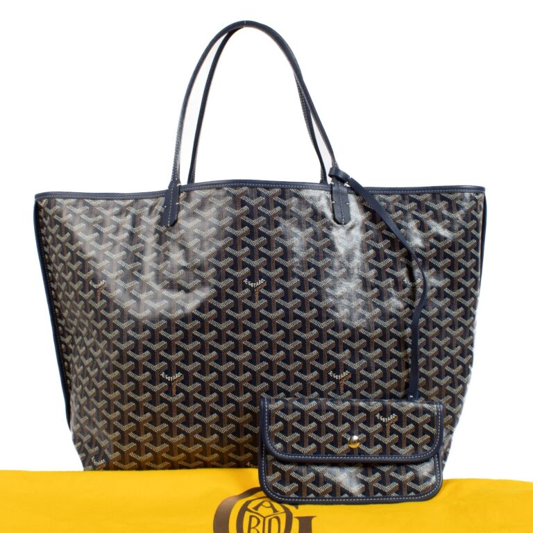 Goyard Navy Blue Anjou GM Bag ○ Labellov ○ Buy and Sell