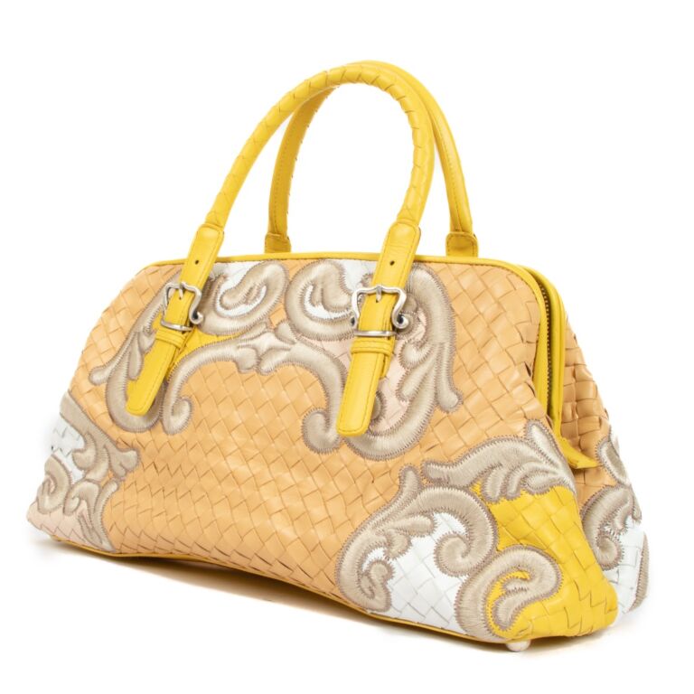 Bottega Veneta Embroidered Intrecciato Tote Bag ○ Labellov