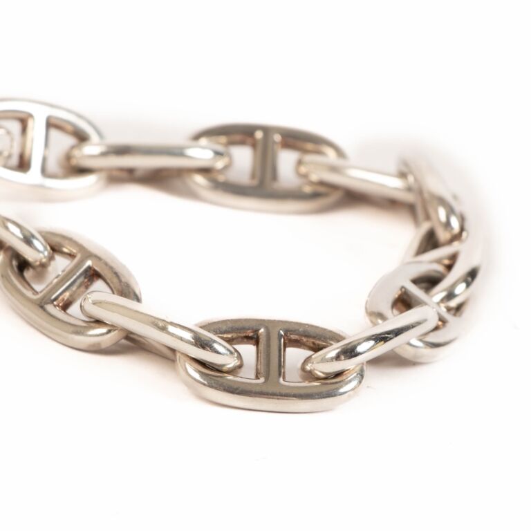 Hermès Chaine d'Ancre Large Sterling Silver Bracelet