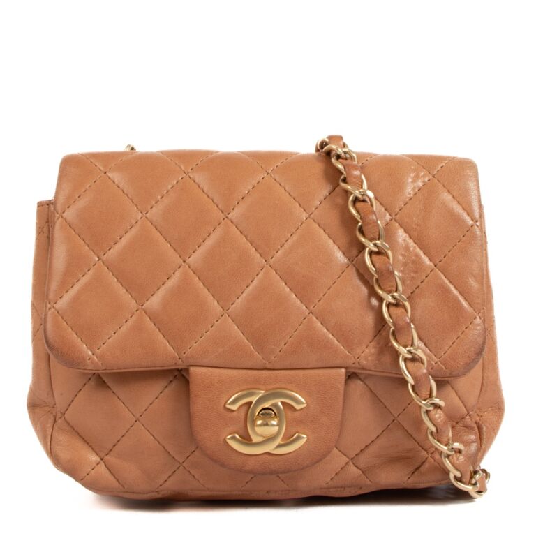 Chanel classic flap shop bag mini square