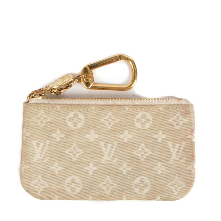 Louis Vuitton Monogram Mini Lin Key Pouch 