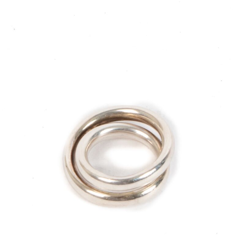 Hermès Vertige Silver Ring - Size 51 ○ Labellov ○ Buy and