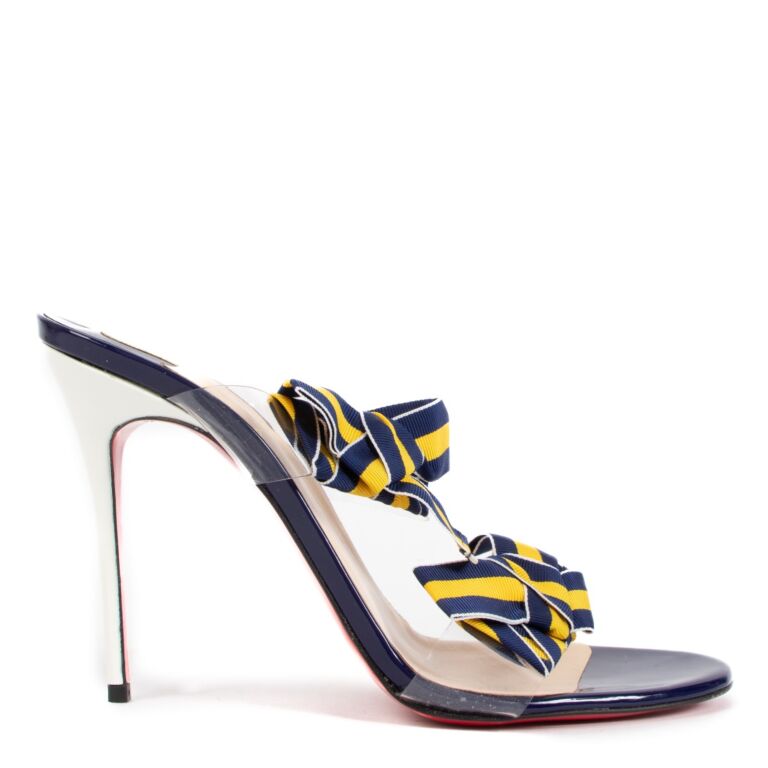Christian Louboutin Blue PVC Pumps size 39 1 2 Labellov