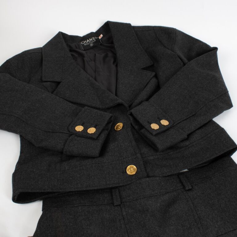 CHANEL 90s リバーシブルジャケット CHANEL】【ririジッパー】【イタリア製】【アウター】シャネル