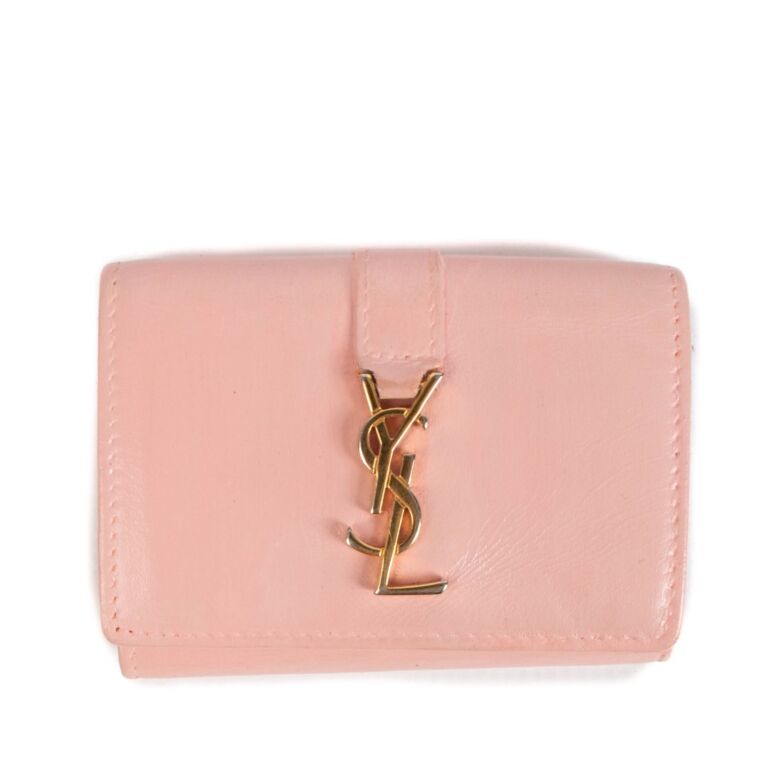 Pink deals ysl wallet