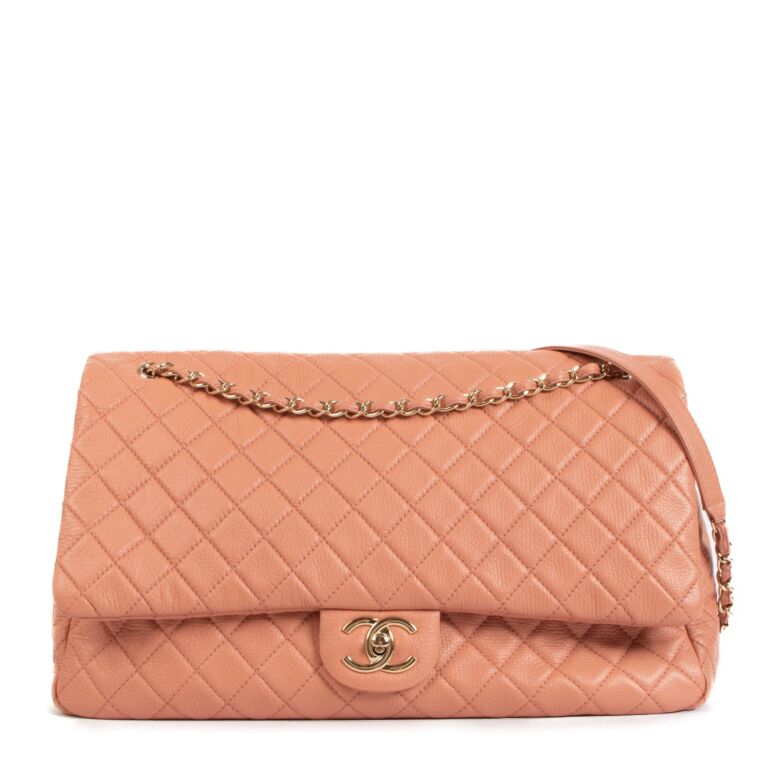 Chanel Pink Calfskin XXL Classic Flap Bag ○ Labellov ○ Buy and Sell  Authentic Luxury