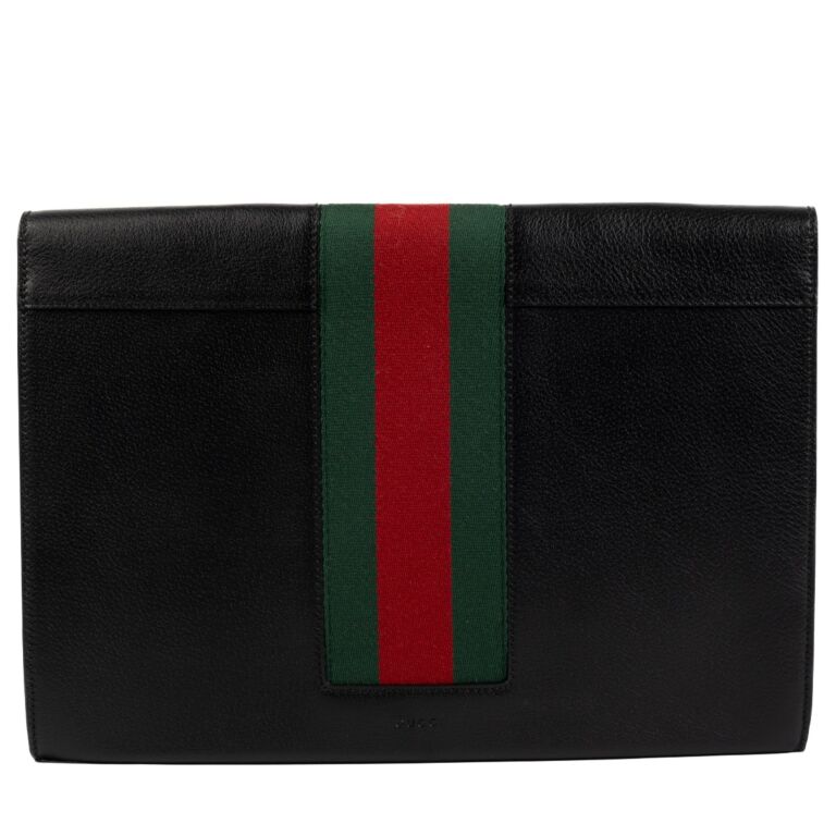 Black sales gucci clutch