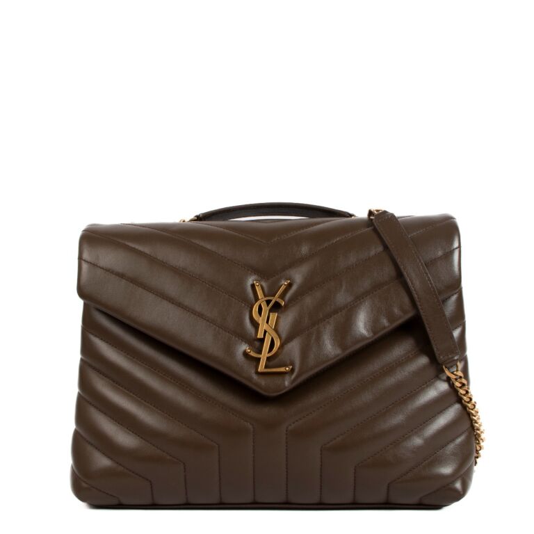 Loulou monogram ysl shop medium chain shoulder bag