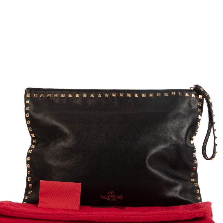 Valentino black clutch online