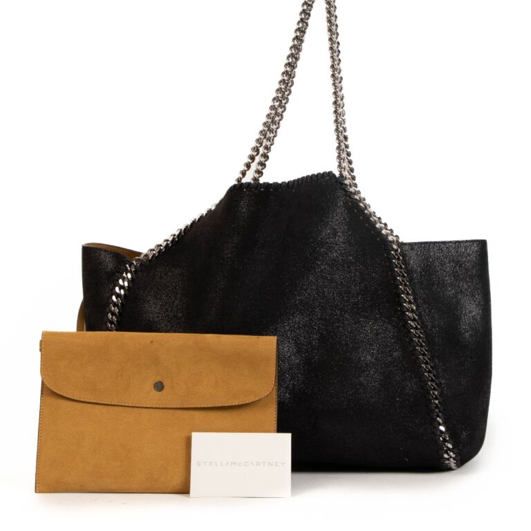 Stella McCartney Black Falabella Tote Bag ○ Labellov ○ Buy